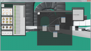 collapsible nodes, complete with splines between them